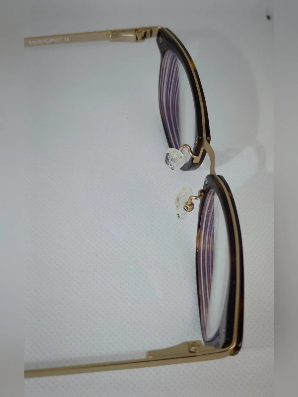 First Light. Tortoise Gold. Rectangular Eyewear. Petite